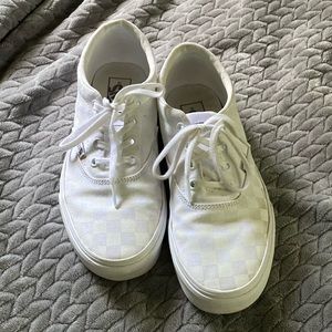 checkerboard Vans